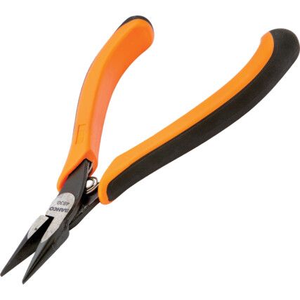 Ergo™, Snipe Nose Pliers, Smooth, Steel, 135mm