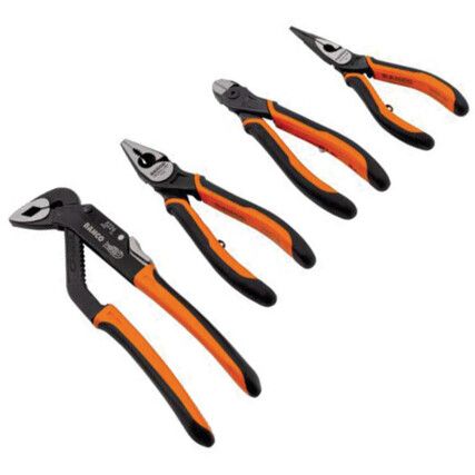 Pliers Set, Smooth/Serrated, Steel, 150mm