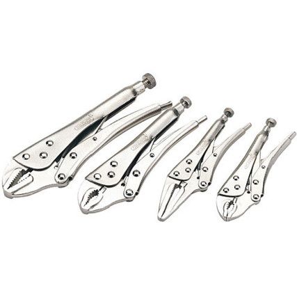 Self Grip Pliers Set, Serrated, Set of 4