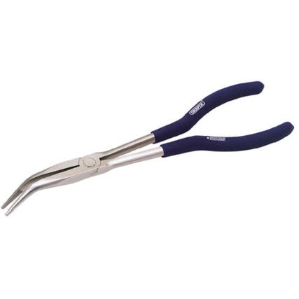 Radio Long Nose Pliers, Smooth, Forged Carbon Steel, 280mm