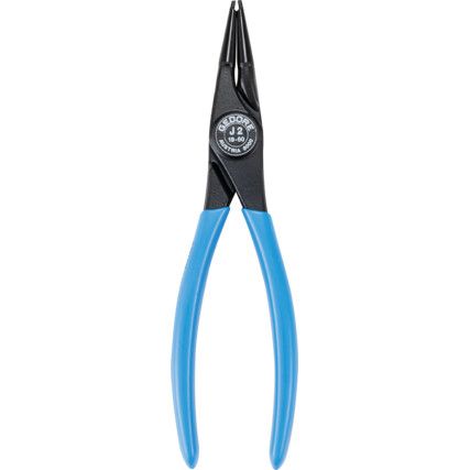 Circlip Pliers, Internal, Straight Tips, Chrome Vanadium, 185mm