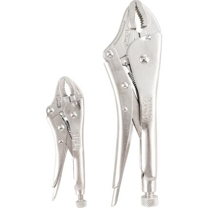 Pliers Set, Curved, Chrome Vanadium Steel, Set of 2