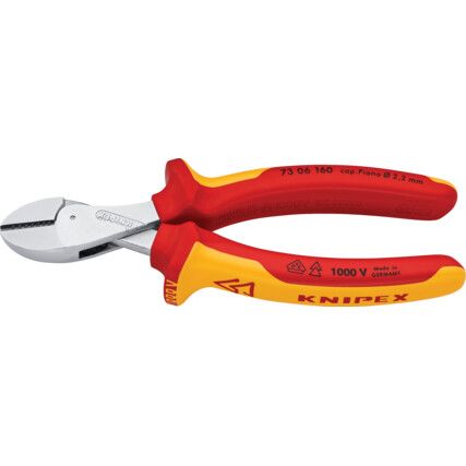 X-Cut, Pliers, Serrated, Chrome Vanadium Steel, 160mm, VDE