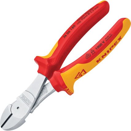 Side Cutters, 3.8mm Cutting Capacity , Steel, 180mm