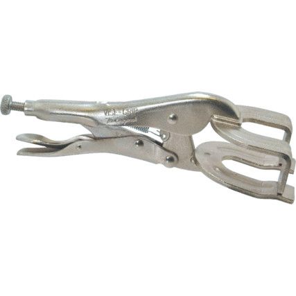 9in./230mm Locking Clamp, Steel Jaw, Ergonomic Handle