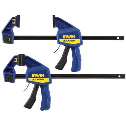 12in./300mm Quick Clamp Twin Pack, 135kg Clamping Force, Pistol Grip Handle