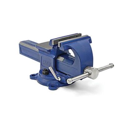 Bench Vice, 125mm, Bolt Mount, Swivel Base, Cast Iron