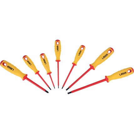 INSULATED SCREWDRIVER SET 7PC