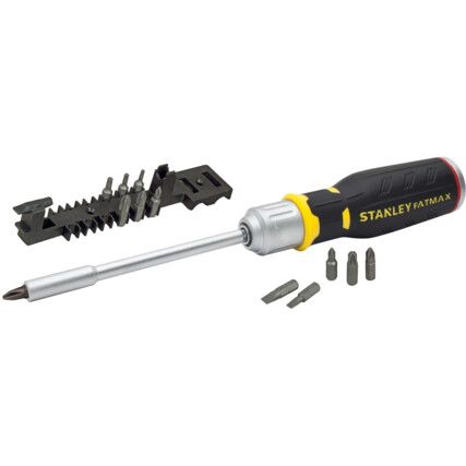 FATMAX Screwdriver Regular Ratchet with 12 Bits