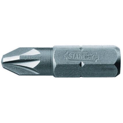 Screwdriver Bit, PZ2, Pozi, 1/4" Hex