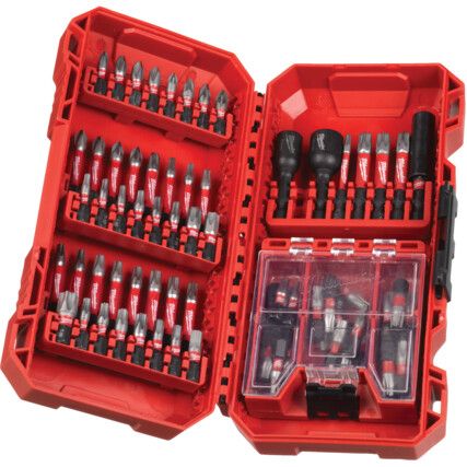 shockwave impact duty bit set, 75 pieces