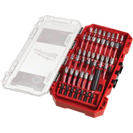 shockwave impact duty bit set, 38 pieces