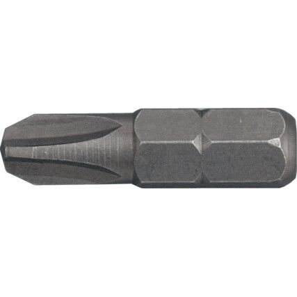 No.1 CROSS/PT SCREWDRIVER BIT 1/4" HEX L/S