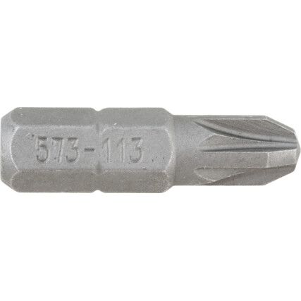 Screwdriver Bit, PZ1, Pozi, 1/4" Hex