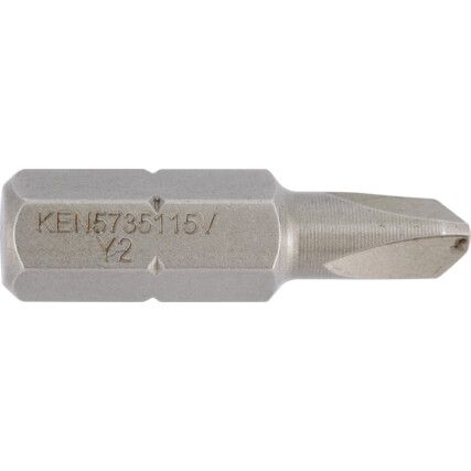 No.2 TRI-WING 1/4" STD HEX SCREWDRIVER BIT