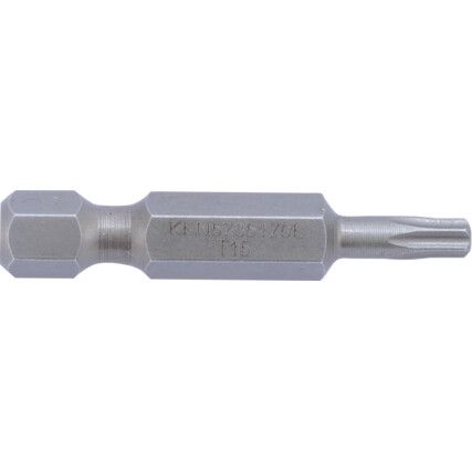 TX15 x 38mm TORX POWER BIT 1/4" HEX