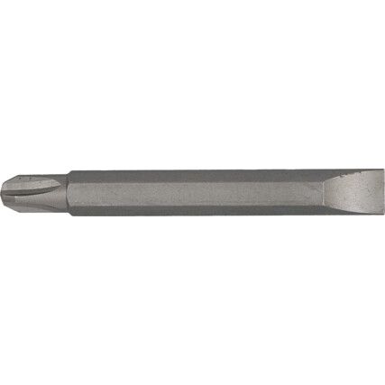 Screwdriver Bit, 5.5/No.2, Phillips/Slotted, 1/4" Hex