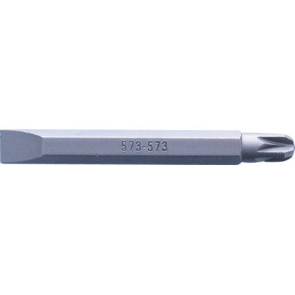 Screwdriver Bit, 4.5/No.1, Pozi, 1/4" Hex