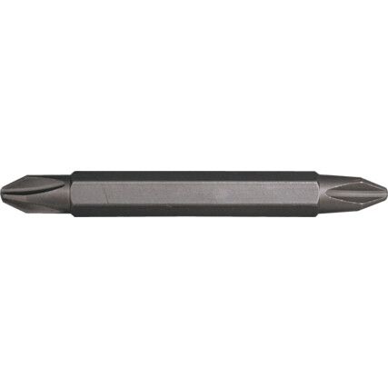 Screwdriver Bit, PH2/PH3, Phillips, 1/4" Hex