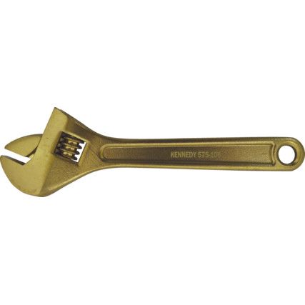 Single End, Non-Sparking Adjustable Spanner, 150mm, Metric