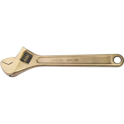 Single End, Non-Sparking Adjustable Spanner, 250mm, Metric