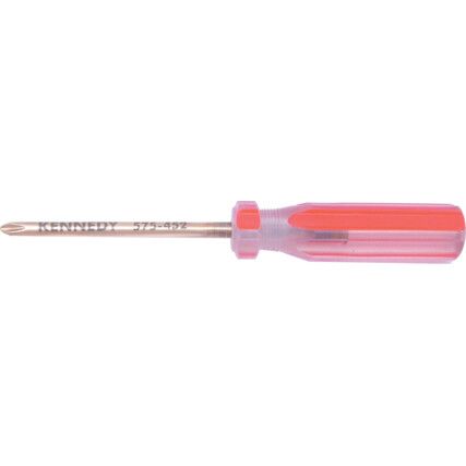 Non-Sparking Screwdriver Pozi PZ1 x 75mm