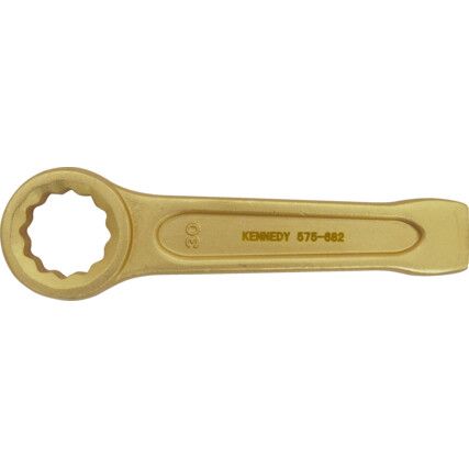 Single End, Non-Sparking Open End Slogging Spanner, 24mm, Metric