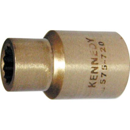 1/2in. Drive,  Non-Sparking Socket, 32mm,  Metric