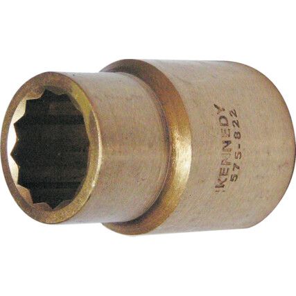 3/4in. Drive,  Non-Sparking Socket, 38mm,  Metric