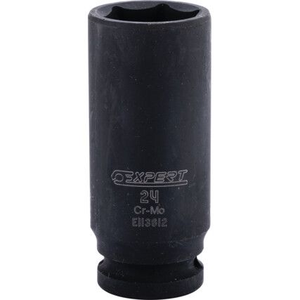 1/2" DRIVE DEEP IMPACT SOCKET 24mm - E113612