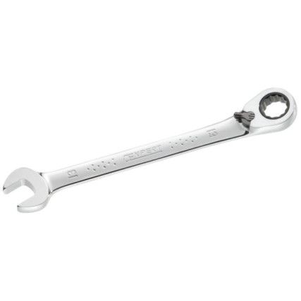 Single End, Ratchet Ring Spanner, 18mm, Metric