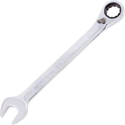 Single End, Ratchet Ring Spanner, 19mm, Metric