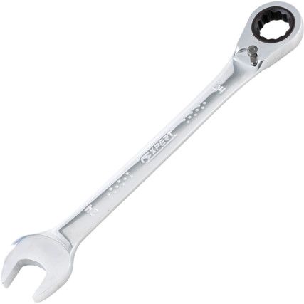 Single End, Ratchet Ring Spanner, 24mm, Metric