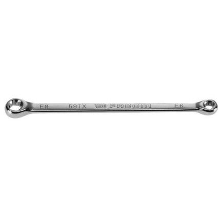 59TX.6X8 STRAIGHT RING WRENCHES WITH TORX® PROFILE E6 X E8