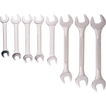 Imperial, Open Ended Spanner Set, 1/8 - 5/8in., Set of 8, Chrome Vanadium Steel