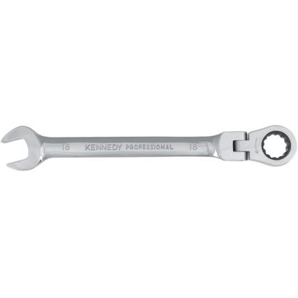 Single End, Ratchet Wrench, 18mm, Metric