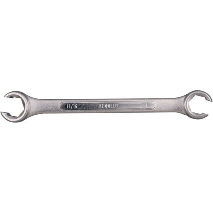 Single End, Ring Spanner, 5/8in. x 11/16in.in., Imperial