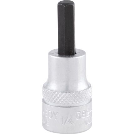 3/8in. Drive,  Screwdriver Bit Socket, No.4mm,  Metric, 4