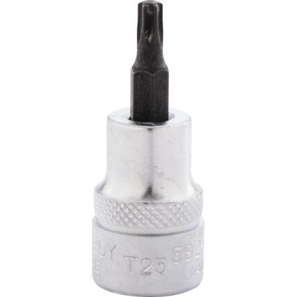 3/8in. Drive,  Torx Socket, T25mm,  Torx,  6 Point