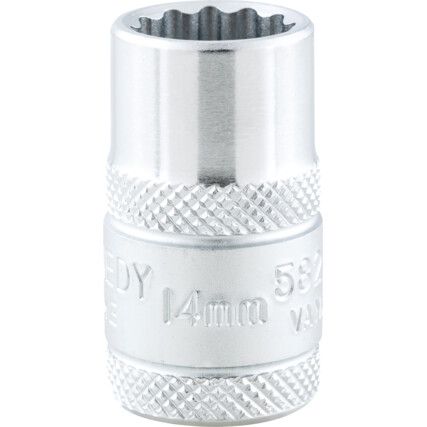 3/8in. Drive,  Bi-Hexagon Socket, 15mm,  Metric,  12 Point