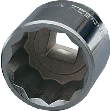 1in. Drive,  Bi-Hexagon Socket, 80mm,  Metric,  12 Point