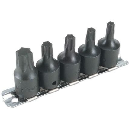 STAR SOCKET BIT SET 3/8"D 5PC