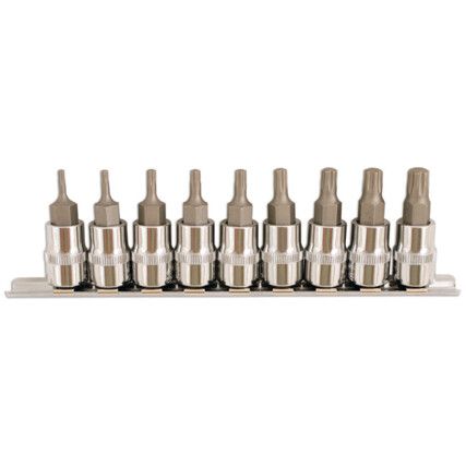 TORX PLUS® SOCKET BIT SET 3/8"D9PC