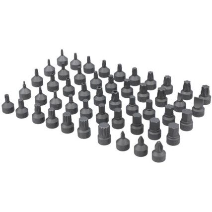 STUBBY BIT SET 1/4"D 50PC