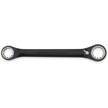 Double End, Ratchet Ring Spanner, 7/32in. x 9/32in.mm, Imperial