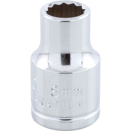 1/4in. Drive,  Hexagon Socket, 13mm,  Metric