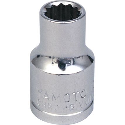 1/2in. Drive,  Bi-Hexagon Socket, 10mm,  Metric,  12 Point