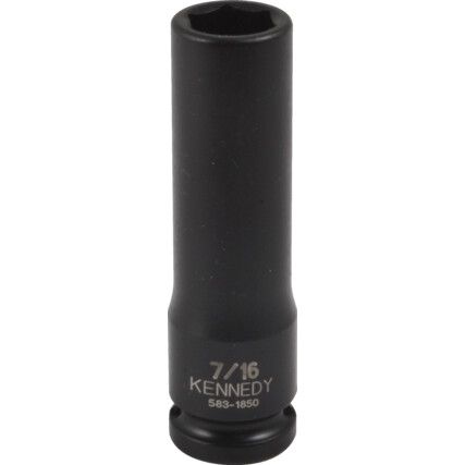 7/16" A/F Deep Impact Socket 3/8"Square Drive