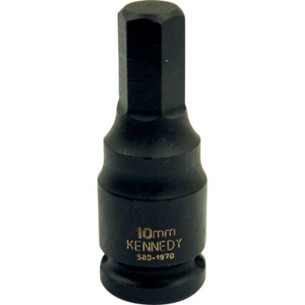 10mm Hex Driver Impact Socket 3/8" Sq. Dr.