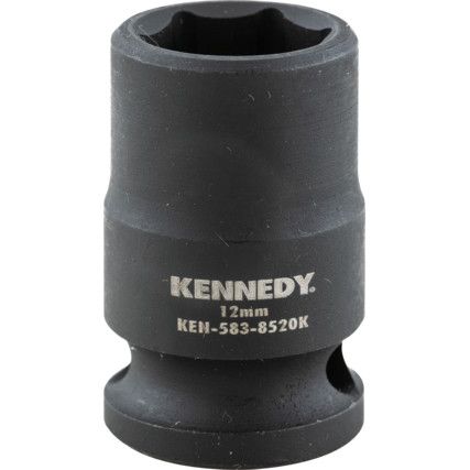 12mm Impact Socket 3/8" Square Drive